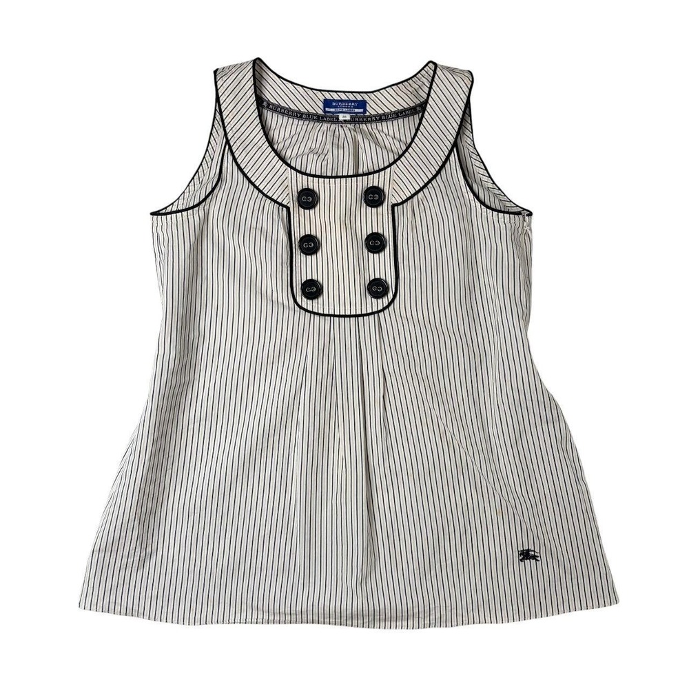 Burberry Blue Label stripe babydoll top